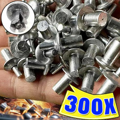 300/10PC Aluminum Alloy Expansion Rivets Hammer Drive Expansion Rivet Knock Type Stainless Steel Rod Screws Nails Fasteners Kits
