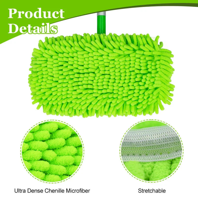 Description Picture 5 of itemReplacement Mop Refills Pad  for Swiffer Sweeper Mop Dry Wet Mop Refills for Floor Cleaning Microfiber Pads(10-12in)