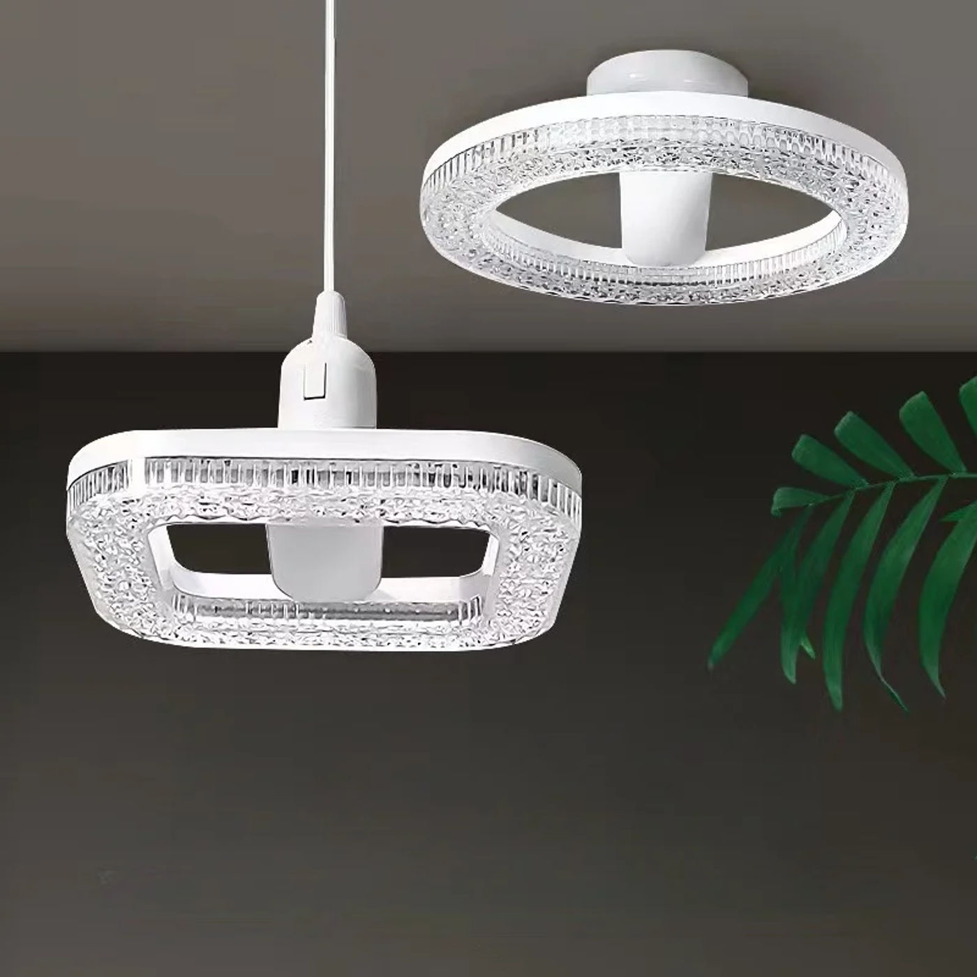 Description Picture 2 of item18W 24W pendant light AC220V LED ceiling light crystal E27 bulb Living room, Bedroom,Dining room corridor, Indoor lighting