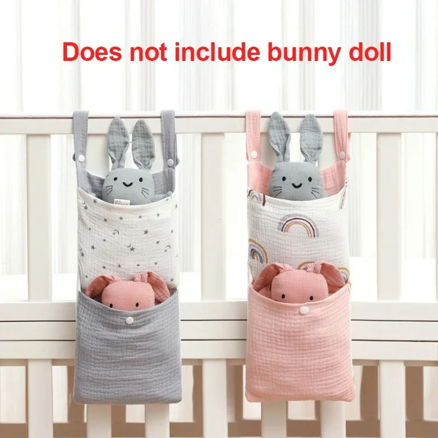 Description Picture 2 of itemBaby Stuff Organizer Kids Crib Storage Bag Multifunctional Newborn Bed Bag for Children Bedding Diaper Bag Stroller Organizer