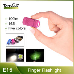 TANK007 E15 UV 365nm LED Flashlight Light Keyring EDC Keychain Torch Light Lamp Torchlight Portable