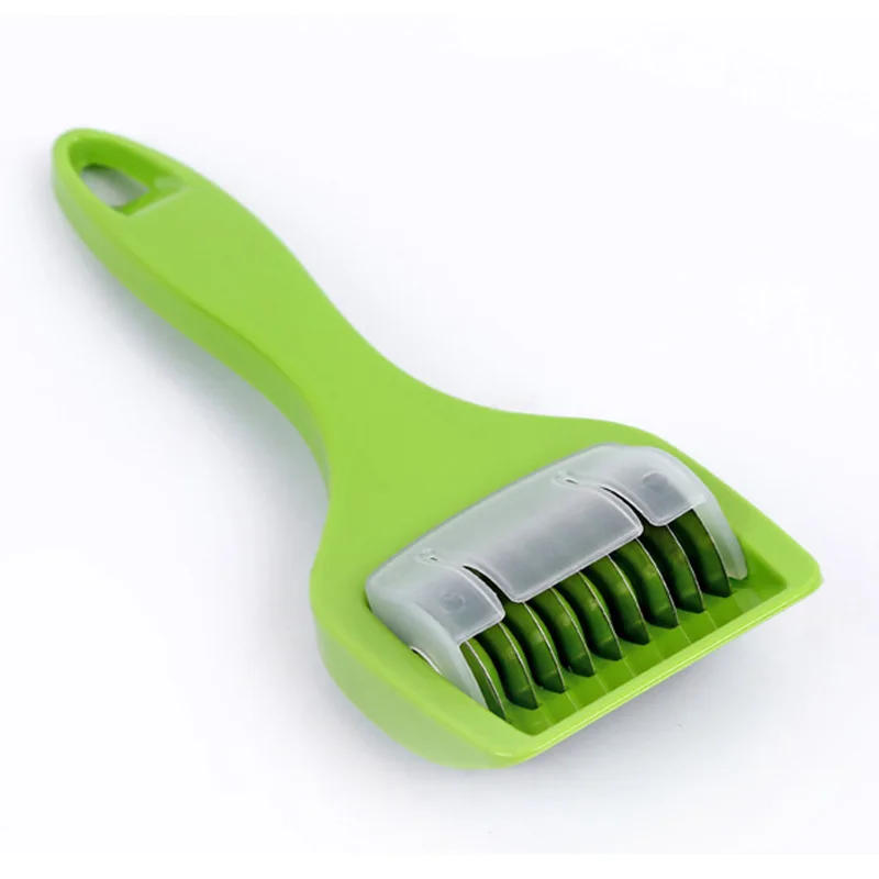 Description Picture 6 of item1pcs Creative Parsley Chopper Kitchen Cut Onion Garlic Cutter Wire Cutter Vegetable Cutter Cocina Kitchen Accessories Gadgets