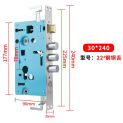 Anti Theft Door Lock Body, Double Active, Double Fast, Square Tongue Cylindrical Intelligent Lock, Fingerprint Lock Body