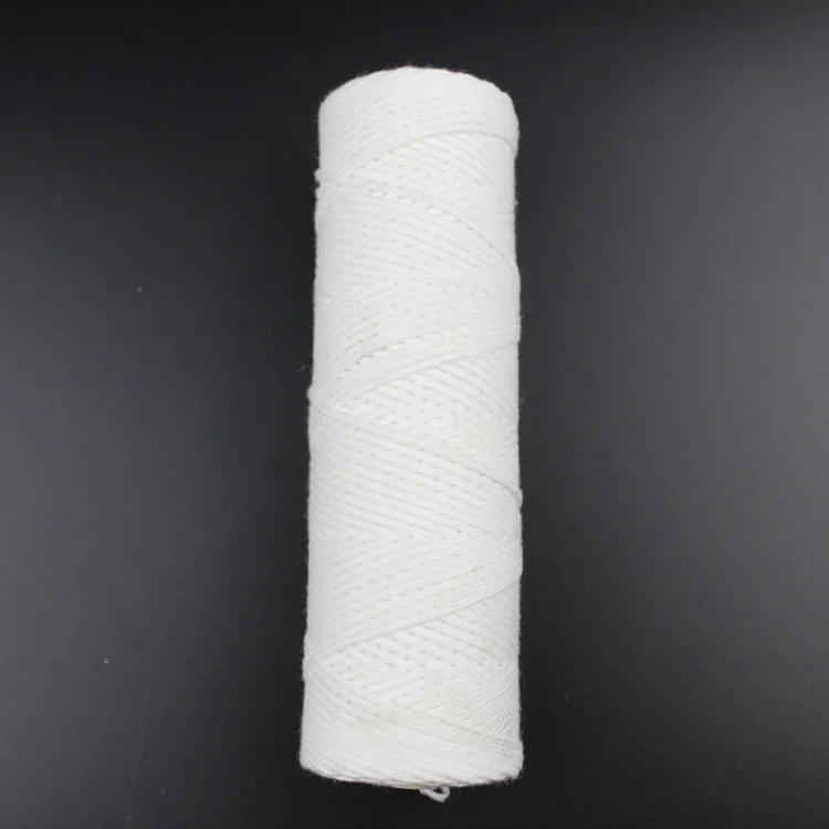 Description Picture 3 of item21/50 Strands 150m Tightly Woven Candle Wicks Absorbent Cotton Smokeless Scented Wax Wicks DIY Candle Making Materials