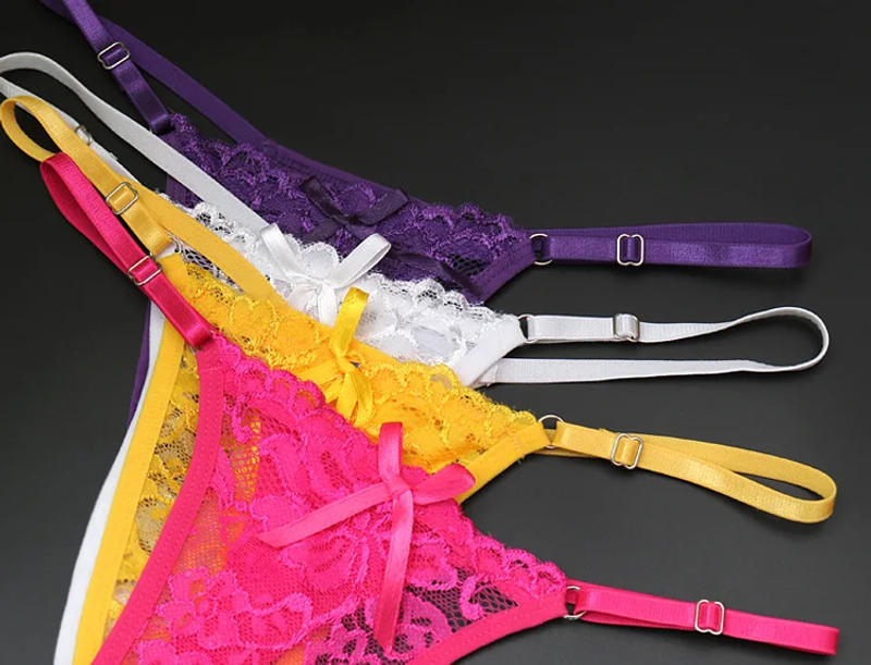 Description Picture 2 of itemMesh Lace Transparent Thong Women Panties Underwear Women Seamless G-String Female Underpants Intimates Lingerie Thong