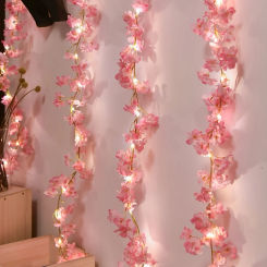 LED Cherry Blossom Lamp String Yard Light New Year Decor Festival Garden Lawn Indoor LED Outdoor Home Wedding Decorative Lights