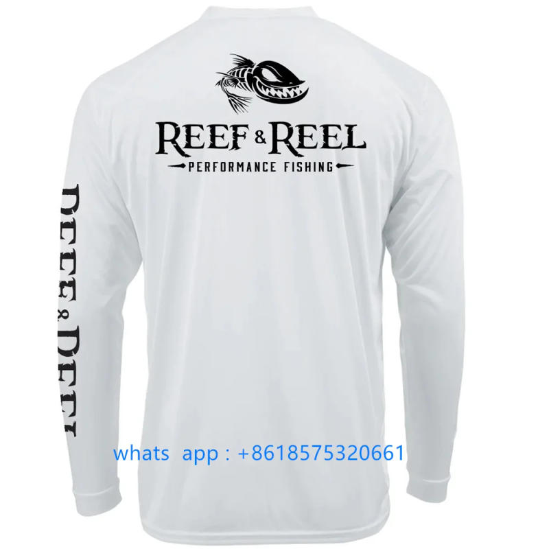Description Picture 4 of itemReef&reel Men Fishing Long Sleeve Shirt Outdoor Activities Hiking Fishing Sun Protection Performance Shirt Camisa De Pesca 2023