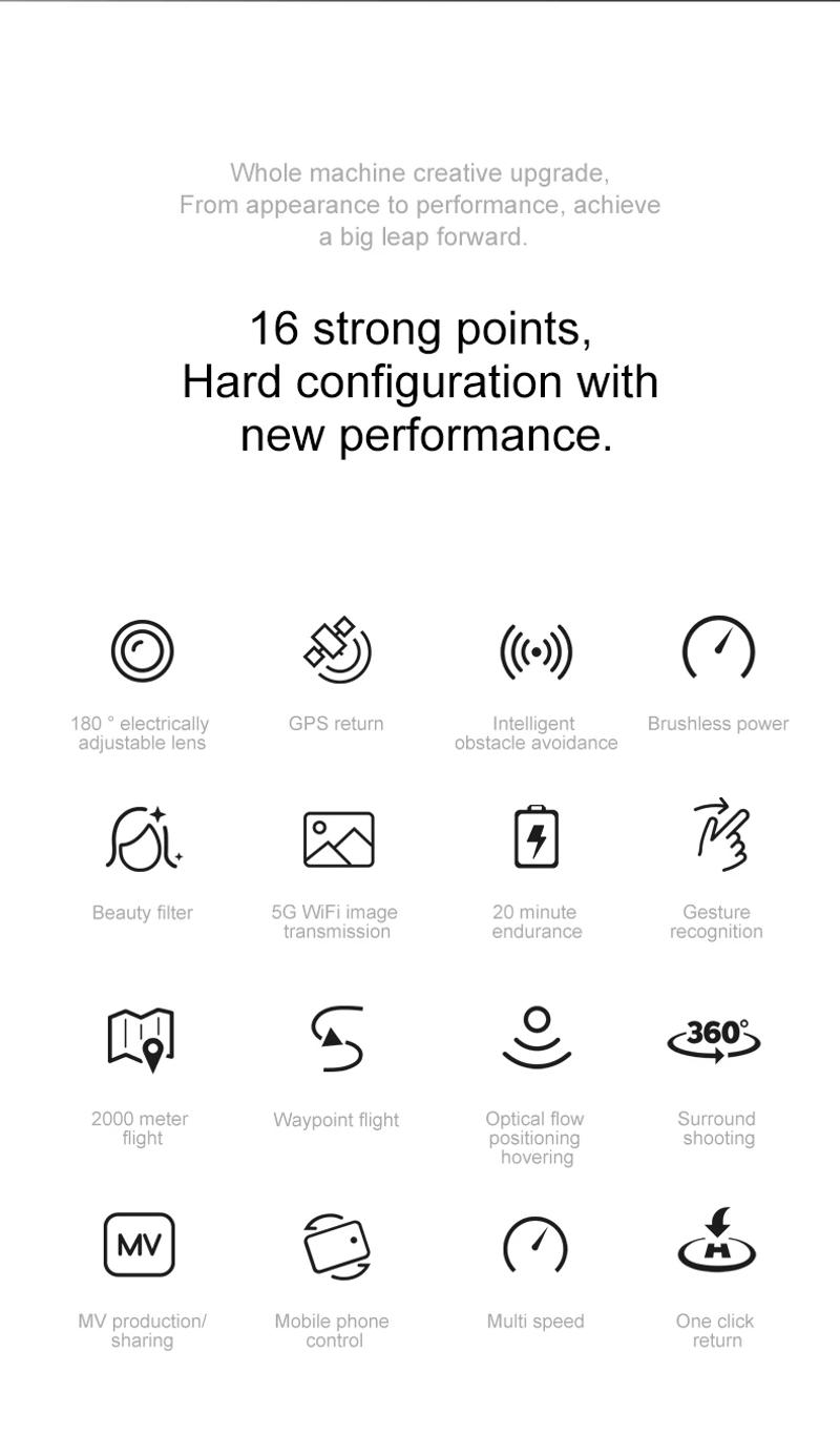 Description Picture 4 of itemNew RG700 Remote Control Drone 8K High Definition Dual Camera Brushless Motor Return To Home Foldable Quadcopter Children'S Toy