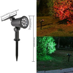 LED Solar Spotlights Outdoor Waterproof Solar Powered Sunset Lights Balcony Garden Landscape Path Lawn Decoration Lamp