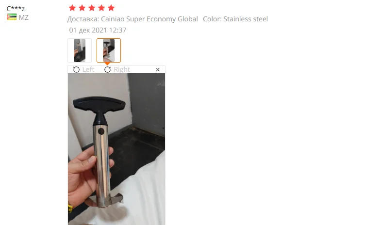 Description Picture 5 of itemStainless Steel Pineapple Silcer Peeler Fruit Corer Slicer Ananas Peeler Cutter Fruit Spiral Cutter Kitchen Tools Accessories