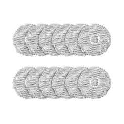 Pack of 12 Wipes for Xiaomi X10+&Dreame L10S Ultra/L10 Ultra Robot Vacuum Cleaner, Microfibre Wet Mop Pads Accessories