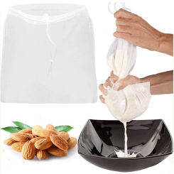 80/100/200/300 Mesh Food Grade Nylon Filter Bag Net Tea Beer Milk Coffee Oil Filtration Strainer Mesh Kitchen Filter Fabric Bags