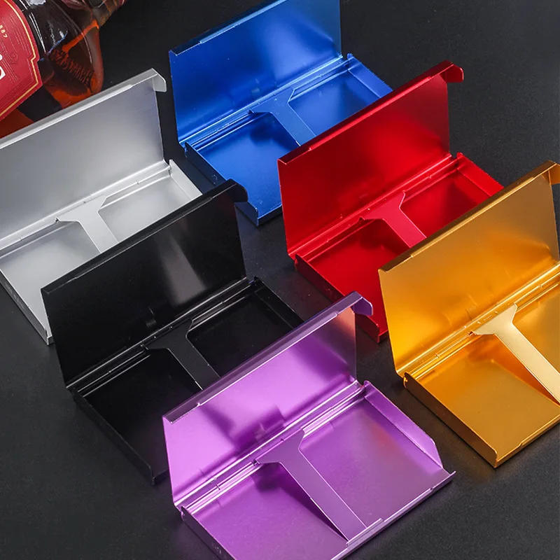 Description Picture 3 of itemCreative Personality Cigarette Case, Thin Fashion Pipes, Metal Cigarette Box, Slim Accessories, Gift for Lady, 10 Sticks