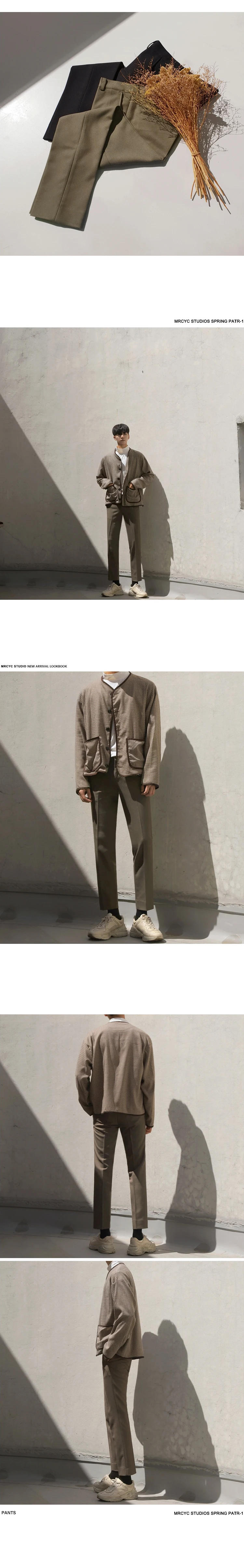 Description Picture 4 of itemSpring and Autumn Men's Golf Pants High Quality Elasticity Fashion Casual Versatile Drawstring Breathable Trousers Male A126