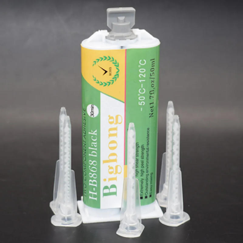 Description Picture 6 of itemBlack 50ml 1:1 Epoxy Resin Glue Adhesive Bond Metal Plastic Wood Stone & 5pcs Static Mixing Nozzle Cartridge Mixer 62mm Length