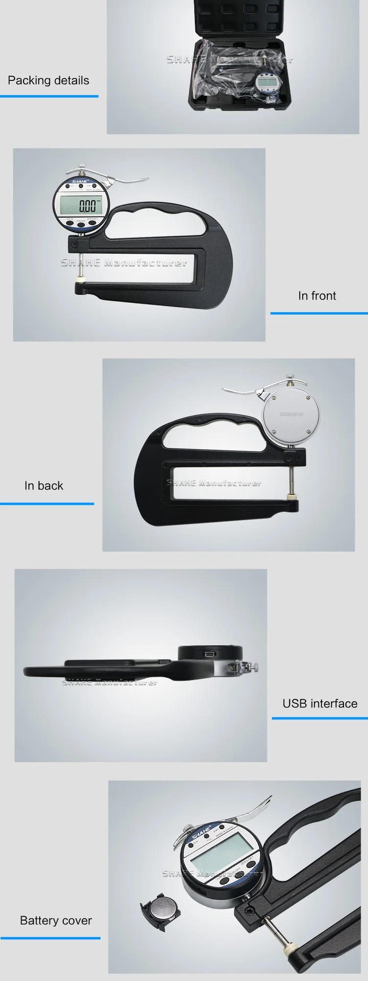 Description Picture 5 of itemPaper Measurement Tool 0-10/25 mm 0.01mm High Accuracy Digital Thickness Gauge Measuring & Gauging Tools