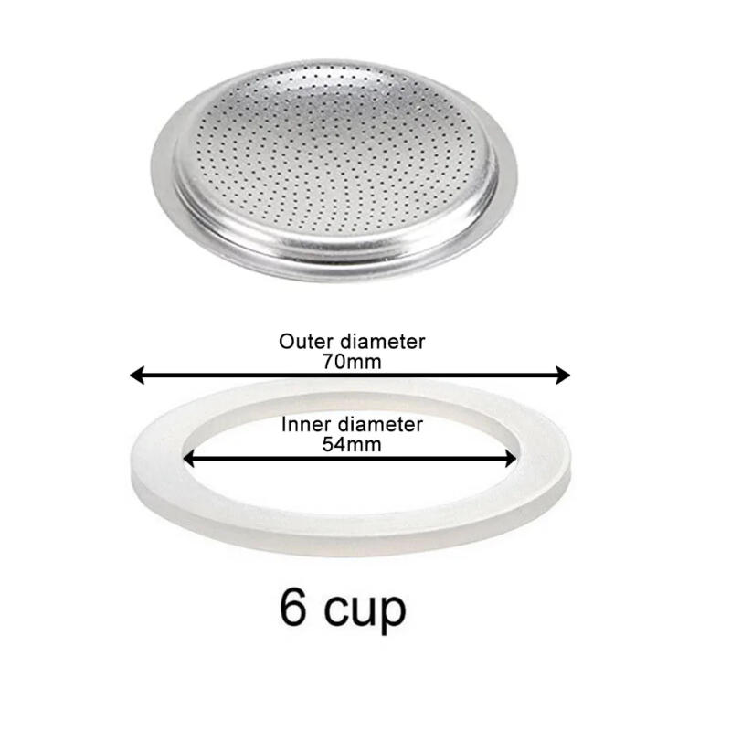 Description Picture 6 of itemCoffee Rubber Sealing Ring Gasket Washer Gasket Replacenent Cups Rings For Moka Pot Espresso Coffee Makers Kitchen Supplies