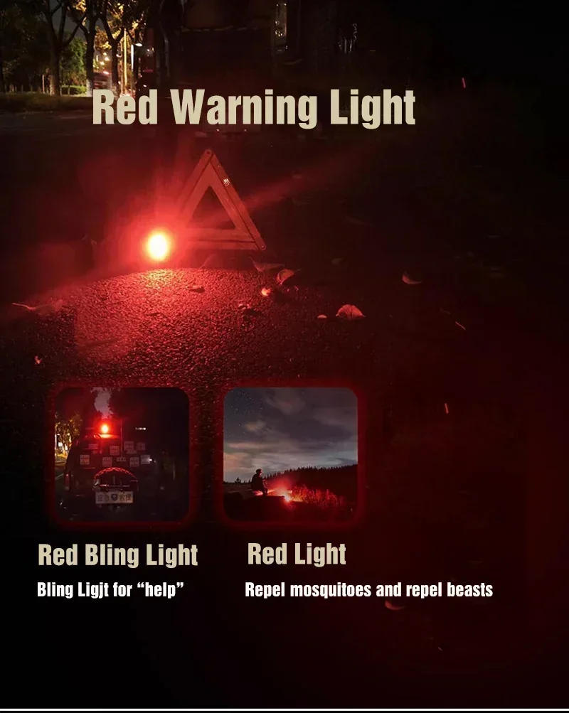 Description Picture 6 of item10000LM Ultra Bright LED Searchlight Portable Flashlight Rechargeable Outdoor Waterproof Magnetic Emergency Work Light