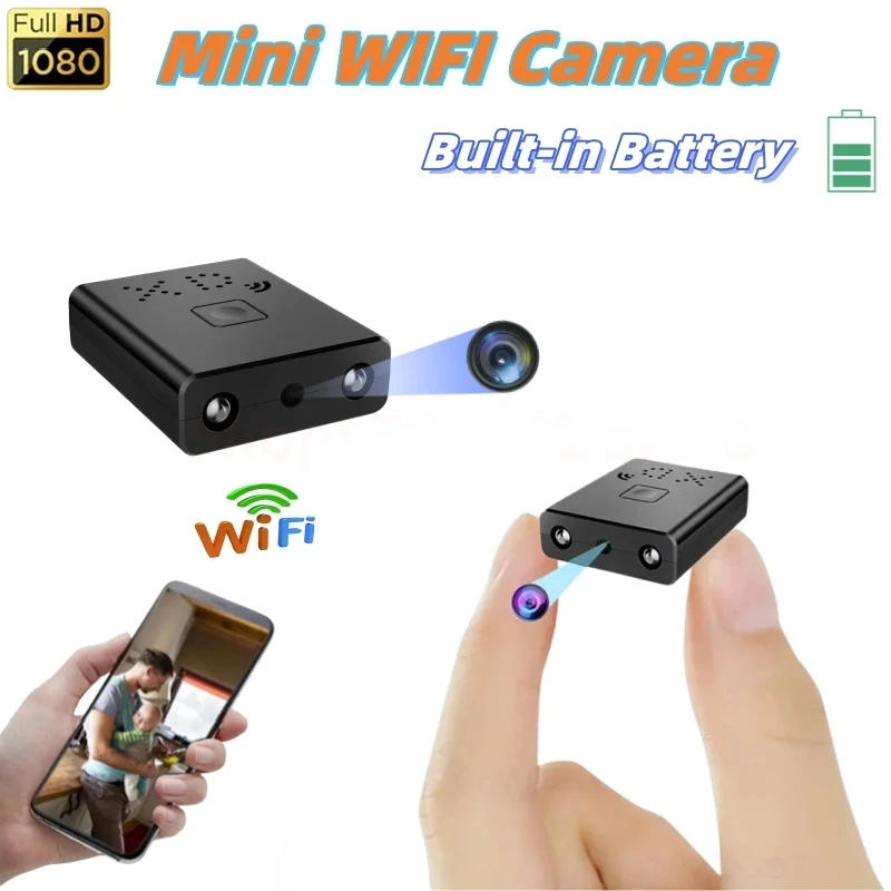 Description Picture 2 of itemSmallest Mini Camera WIFI 1080P Built-in Battery IR Night Vision Body Cam IP Remote Monitoring HD Camcorder Invisible Espia Cam