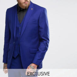 Custom Royal Blue Wedding Prom Suits for Men Slim Fit Best Man Groomsman Tuxedos 3 Piece Set Jacket Pants Vest Blazer Masculino