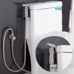 Bidet Sprayer Holder Toilet Bathroom Attachment Hanging Bracket for Handheld Shower Wand Diaper Sprayer (1pc)