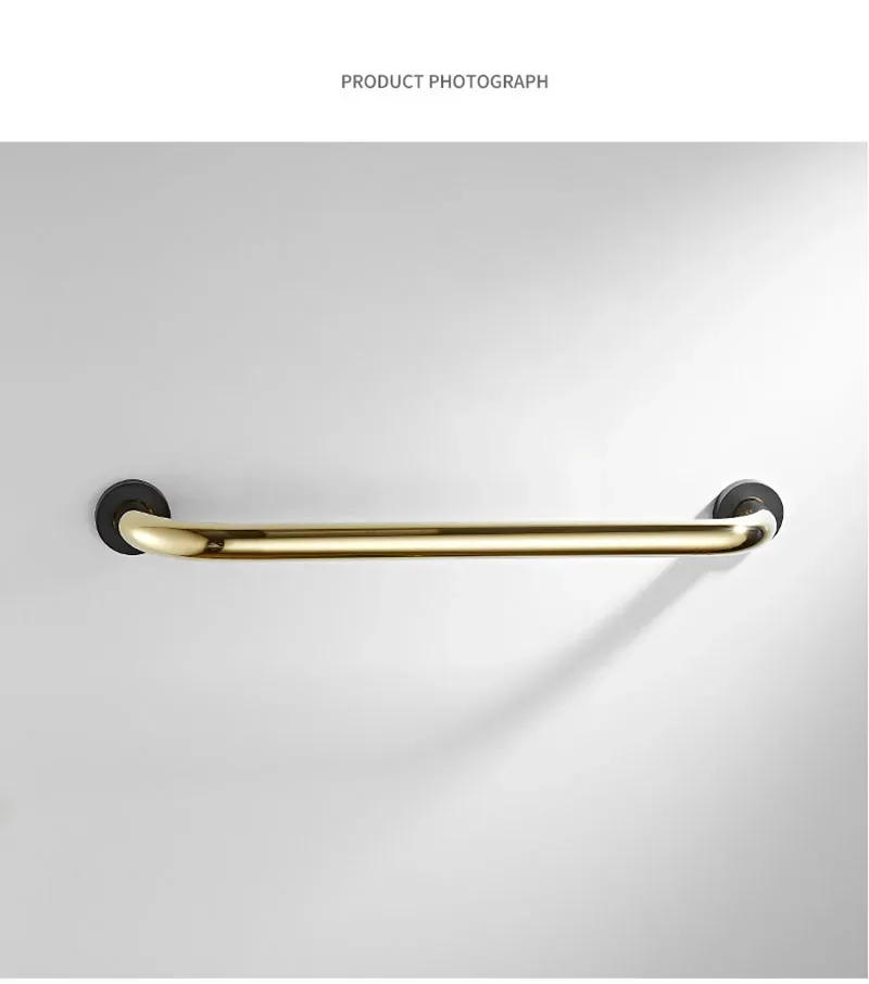 Description Picture 3 of itemLight Luxury Toilet Bathroom Shower Angled Safety Grab Bar Bathtub Handrails Durable Armrest Handle Bathroom Accessories