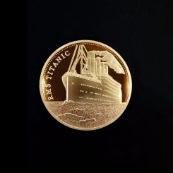 Titanic Collection Medallion Commemorative Coin Non-Currency Metal Antiqueimitation Coins Collection Decoration