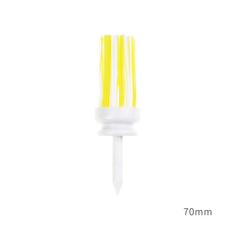 Description Picture 6 of item4Pcs/lot Plastic Golf Tees Brush Unbreakable Tee 54/70/83mm Golfing Tees Plastic Long Ball Base Low Friction Brush Support Tee