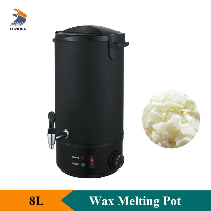 Description Picture 2 of item8L Stainless Steel Wax Melter Electric Wax Melting Pot Fast Melting Candle Maker Home Use