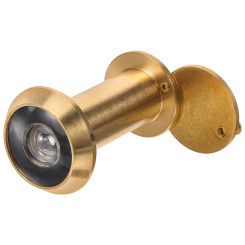 Pure Copper High Definition Door Mirror Peephole Front Viewer Privacy Cover 450X260X260CM Replacement Golden Large
