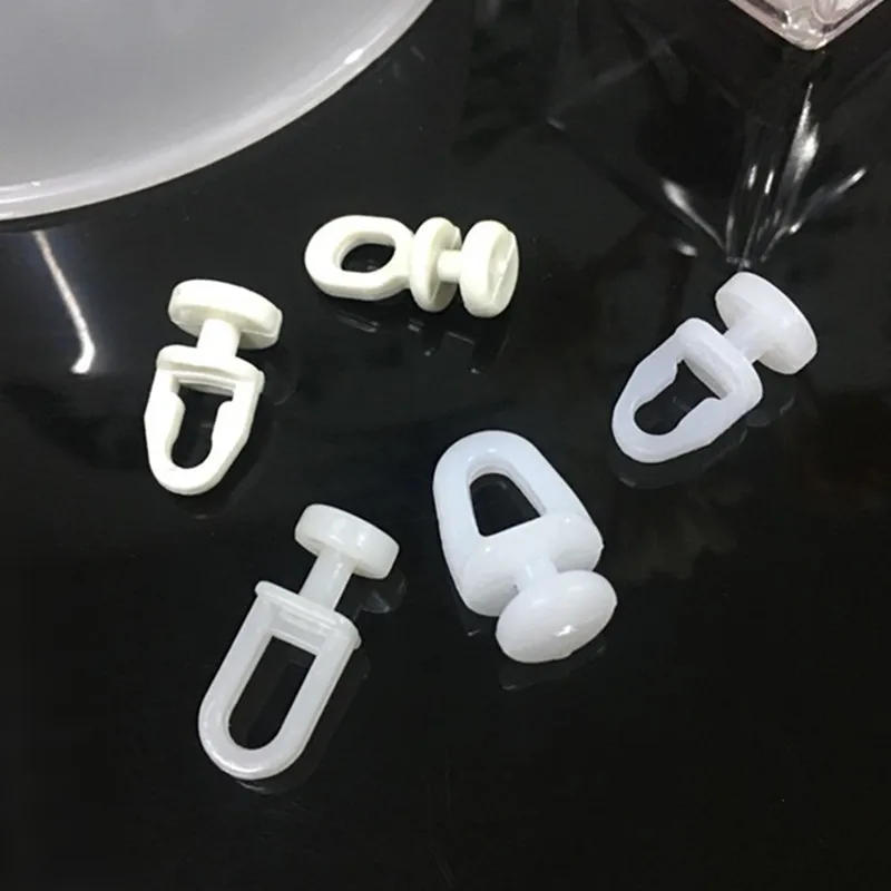 Description Picture 3 of itemAlloy Plastic Curtain Wheel Rail Straight Curved Track Rollers Hanging Curtains Hook Ring Window Decorative Hardware Accessories