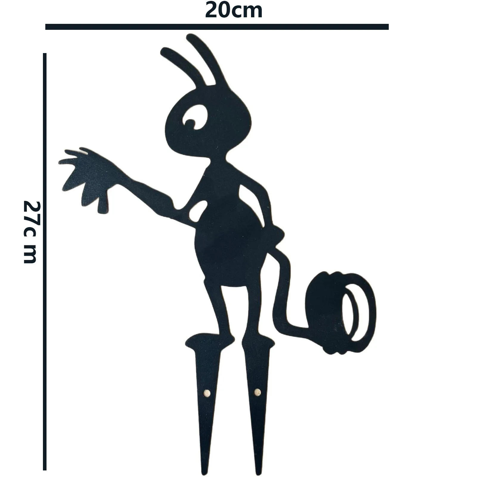 Description Picture 4 of itemMetal Ant Garden Decor Outdoor Yard Art Lawn Stakes Backyard Ornaments Iron Crafts Gardening Decoration Animal Sculptures