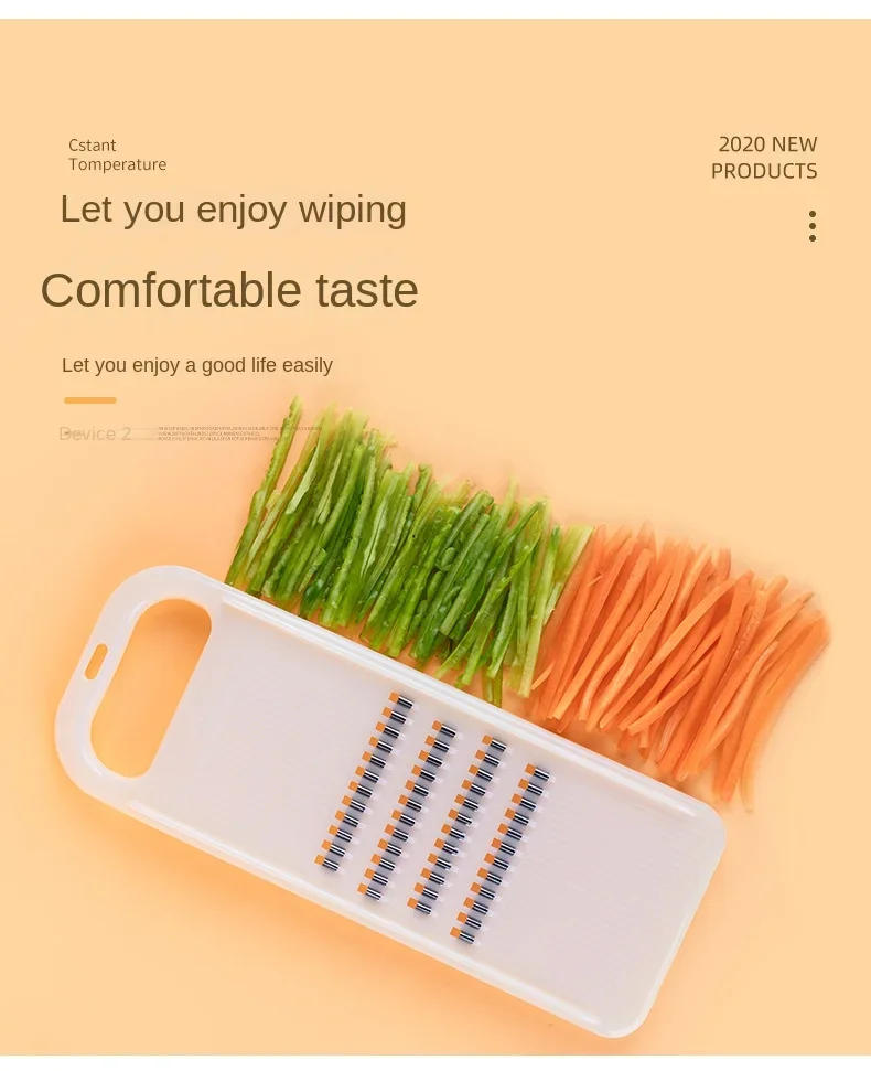 Description Picture 2 of itemGrater Vegetables Slicer Carrot Korean Cabbage Food Processors Manual Cutter Kitchen Accessories Supplies Useful Things for Home