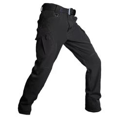 Men's Winter Tactical Sharkskin Pants Camping Hiking Trousers Climbing Trekking Fishing Hunting Fleece Autumn Outdoor Jackets