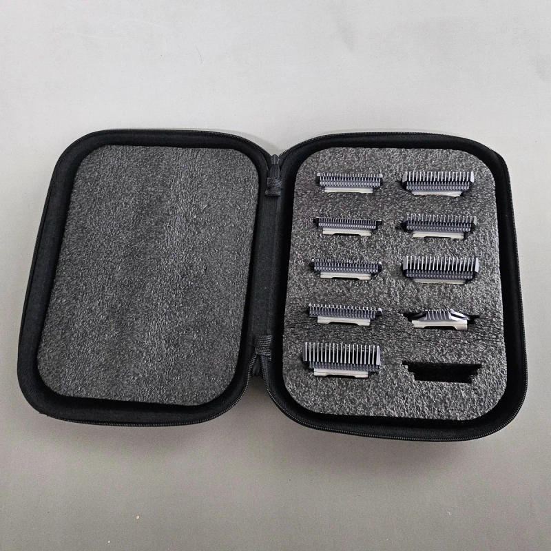Description Picture 5 of itemClipper Blade Holder for 10 Blades - Protective Clipper Blade Storage Case with Barber Blade Holder Foam and Hard Shell Impact