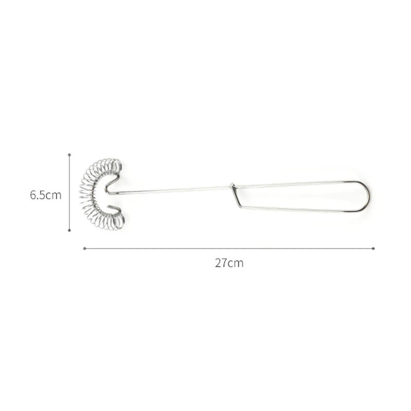 Description Picture 5 of itemStainless Steel Manual Egg Beater Spring Coil Coffee Milk Hand Whisk Mixer Egg Foamer Egg Cream Stirring Kitchen Baking Tools