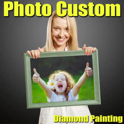 DIAPAI  Photo Custom Diamond Painting 5D DIY Picture of Rhinestones Diamond Embroidery 3D Cross Stitch Home Wedding Decoration
