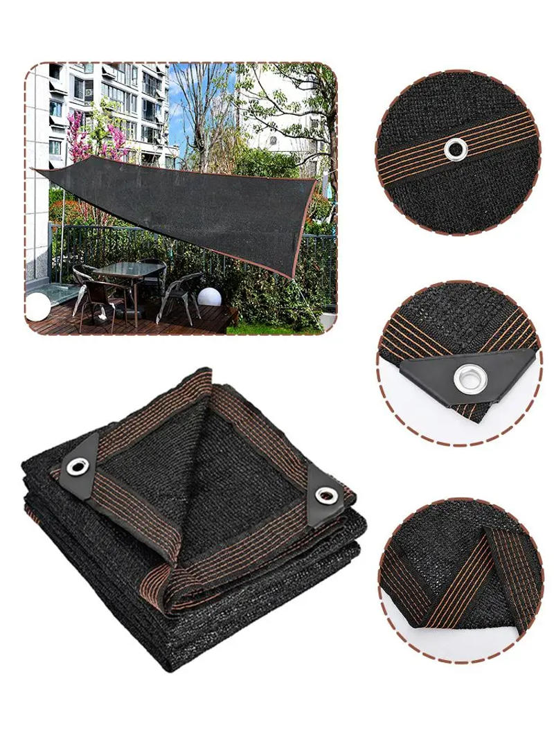 Description Picture 4 of itemBlack Shade Cloth Sunblock Mesh Anti-UV Garden Balcony Patio Car Plant Shade Cover Net Outdoor Sunshade Nets for Canopy Swimming