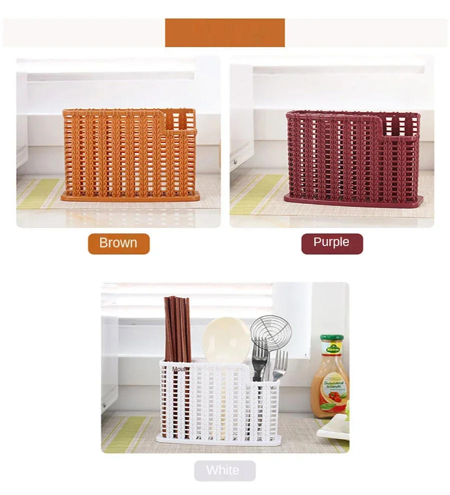 Description Picture 4 of itemUtensil Drying Racks Knife Stand Drain Rack Cutlery Organizer Spoon Fork Chopstick Holder Kitchenware Tray for Kitchen Organizer