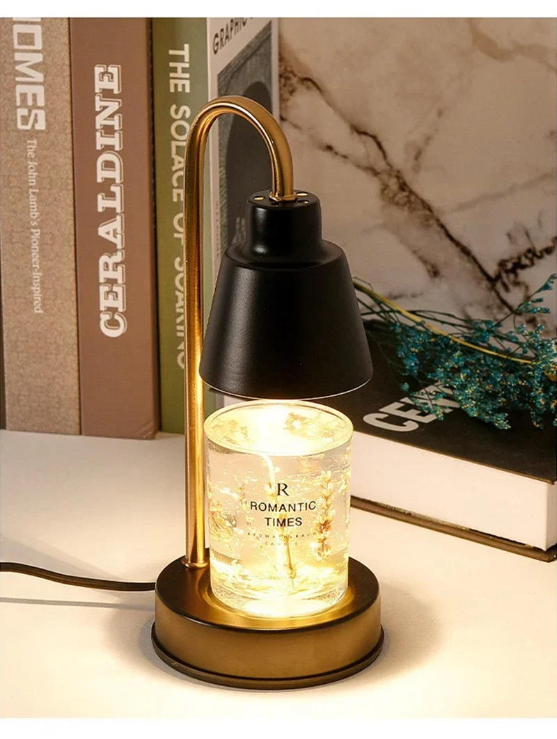 Description Picture 4 of itemNordic Wax Melting Lamp EU/UK Adjustable Interior Furniture Home Bedroom Desk Decor Scented Candle Aromatherapy LED Table Lamp