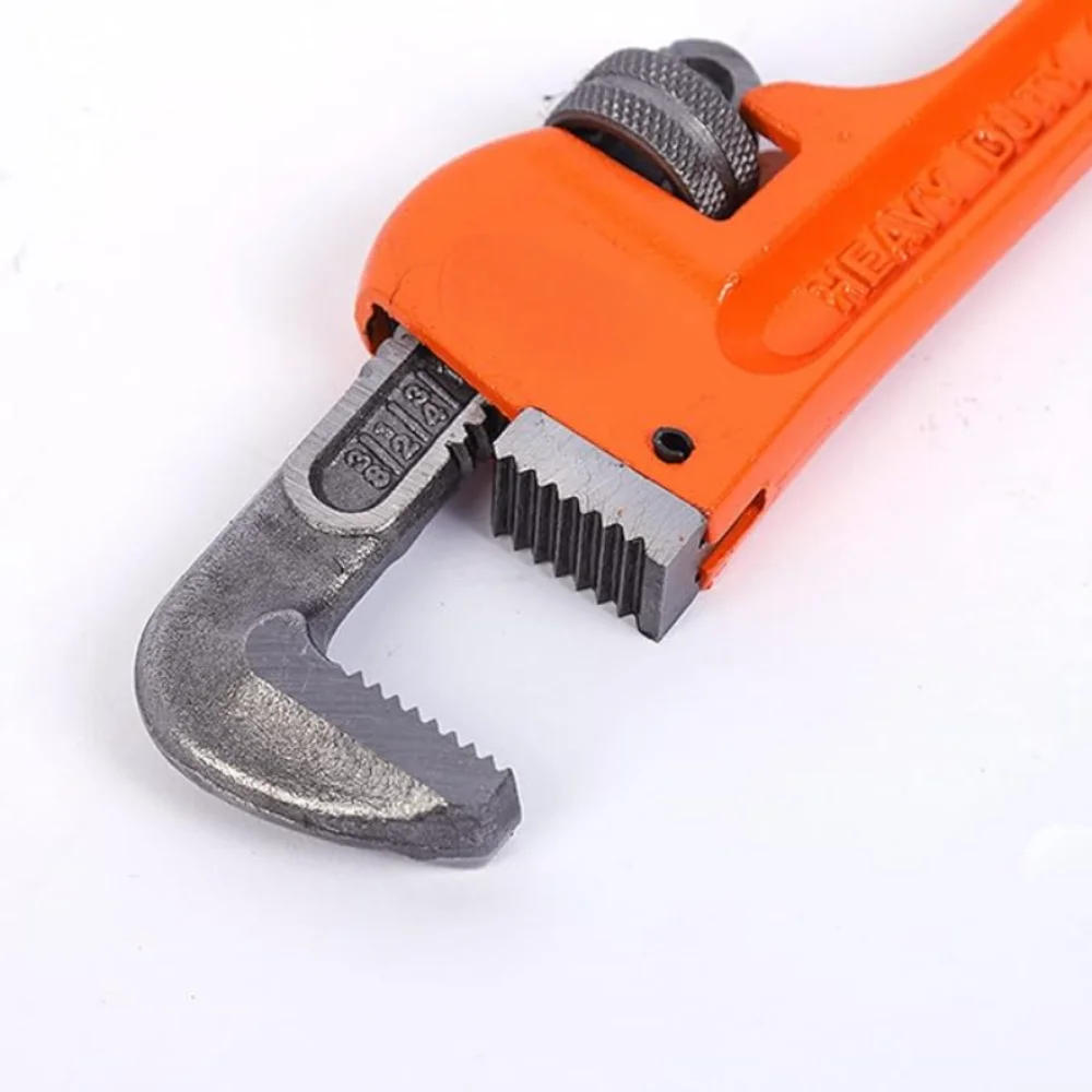 Description Picture 5 of itemAdjustable Pipe Wrench Faucet Tube Key Universal Plumbing Tap Heavy Duty Pliers Clamp Spanner Plumber Tools