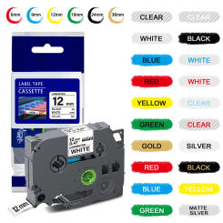 6mm 9mm 12mm 231 Laminated Tape Compatible Brother Label Tape 231 131 631 121 221 111 for Brother PT Label Maker pt-h110 pt-e100