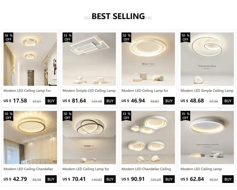 Description Picture 3 of itemModern LED Ceiling Lamp For Living Room Stair Aisle Cloakroom Hallway Bedroom Ceiling Light Indoor Home Decor Lighting Fixture