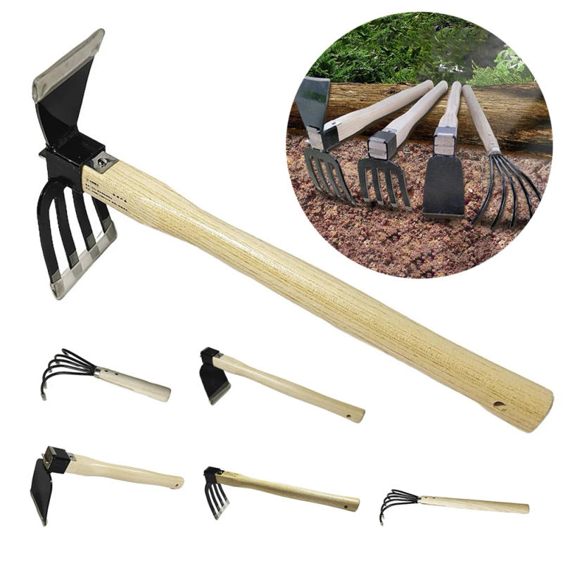 Description Picture 6 of item5-Claw Rake Garden Hand Rake Tool Garden Rake Cultivator Mini Hoe and Cultivator for Digging Weeding Gardening and Cultivating