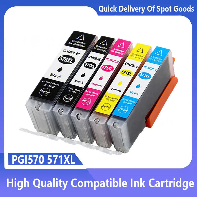Description Picture 2 of itemPGI570 PGI-570 CLI-571 Compatible ink Cartridge For Canon PIXMA MG5750 MG5751 MG5752 MG5753 MG6850 MG6851 MG6852 printer
