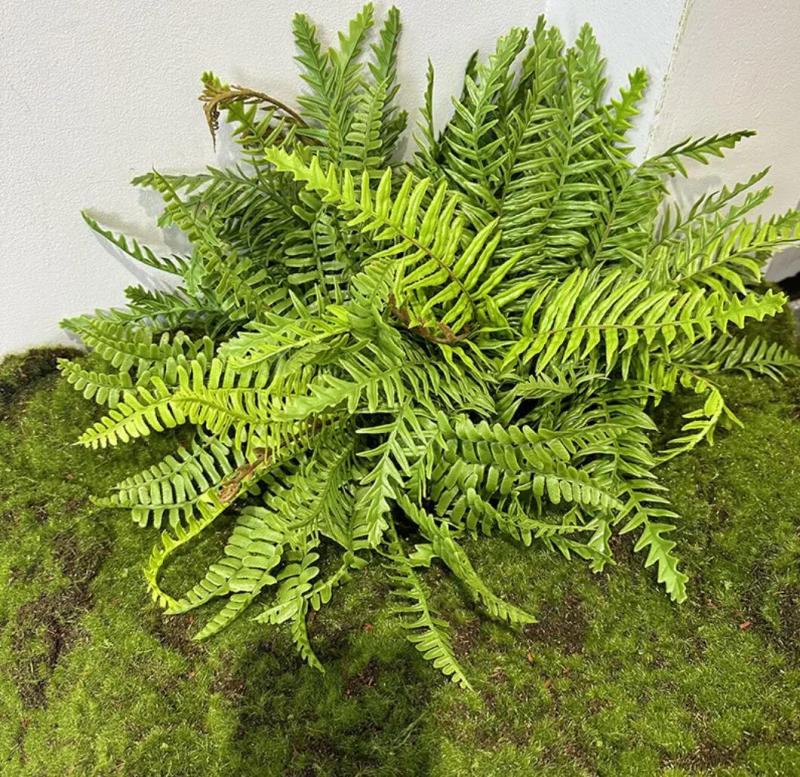 Description Picture 3 of itemArtificial Fern Leaf Persian grass Plant Wall accessories greening material DIY landscaping home garden decoration Office