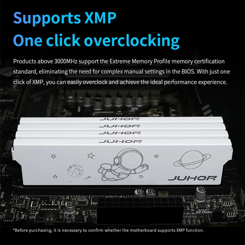 Description Picture 5 of itemJUHOR Ram DDR4 8GB 16GB 3200MHz 3600MHz 16GBX2 8GBX2 XMP2.0 Desktop Gaming Memoria Rams Granules of Samsung