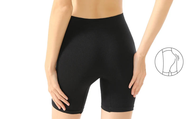 Description Picture 6 of itemWomen High Elasticity Safety Panty Plus Size Anti-Chafing Shorts Shapewear Underwear Slim Shaping Boxer Briefs NK0010