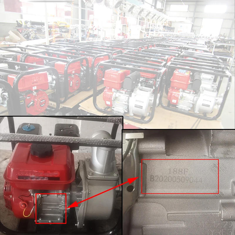 Description Picture 2 of itemThe gasoline generator starts the pull plate   188F/190F/192F GX390/GX420/5-8KW gasoline pump, micro plow, car wash fuel engine