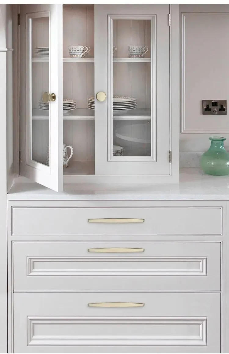 Description Picture 6 of itemNordic Gold Handle American Cabinet Door Handle Modern Simple Cabinet Handle Black Light Luxury Drawer Knobs Kitchen